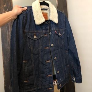 Levi’s Sherpa jean jacket